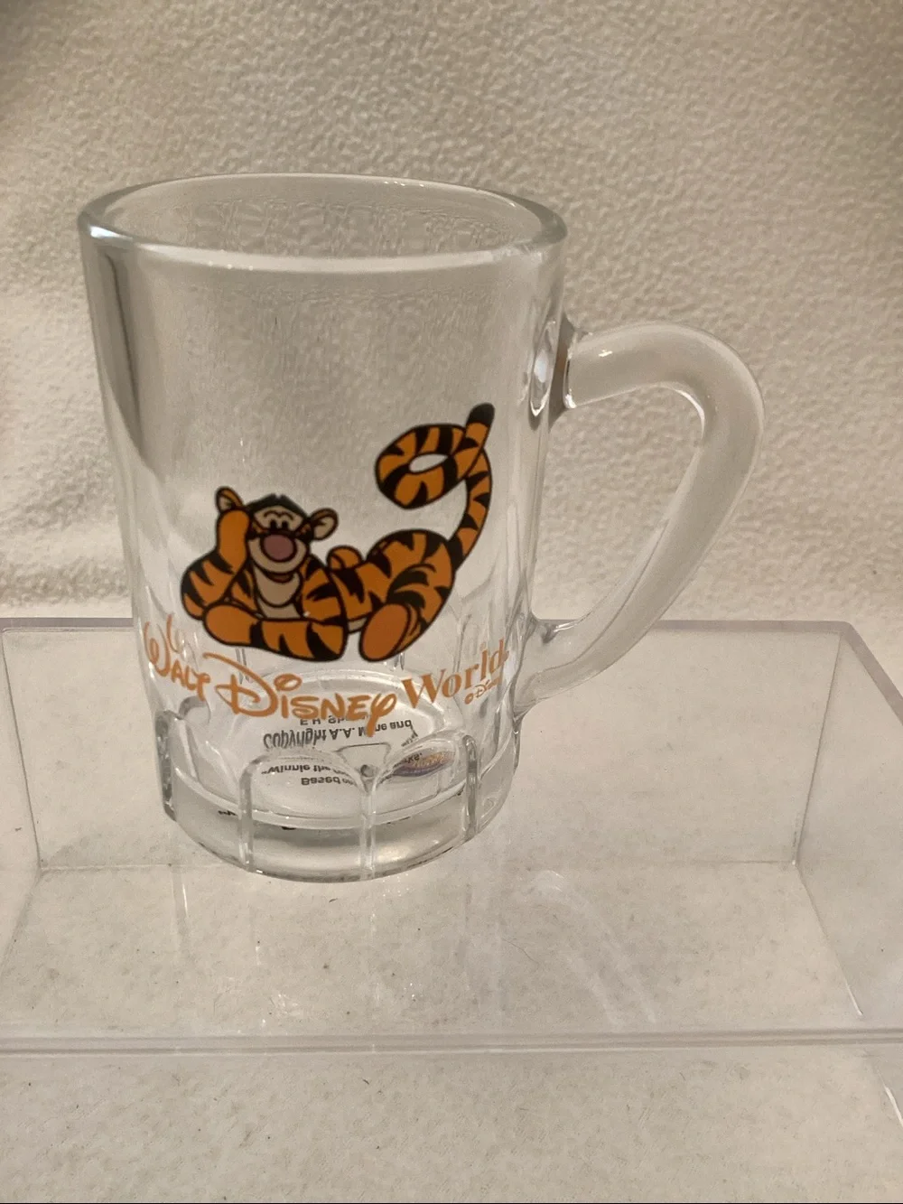 Disney~ Tigger Shot Glass ~ 3” Mini Mug Walt Disney World